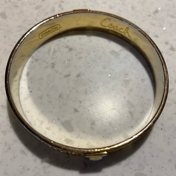 COACH 1/2" Signature Bangle in Gold - Picture 7 of 8